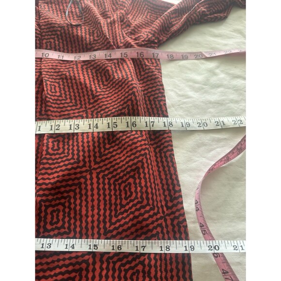 H&M Womens Dress Shift Size 6 Chevron Y2k 2000's Retro Preppy Geek Punkcore - Picture 9 of 11